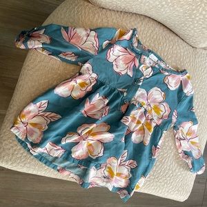Long Sleeve Floral Blouse